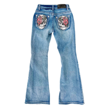Load image into Gallery viewer, Rhinestone Skull Jeans
