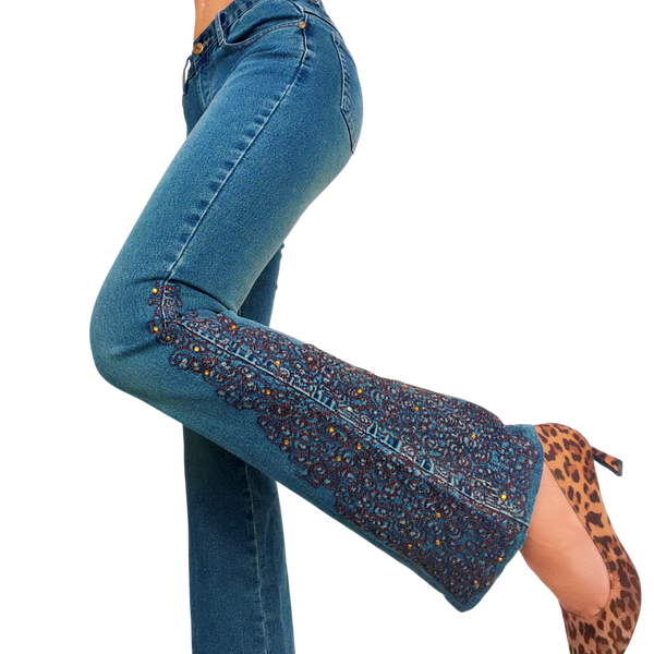 Vintage Embroidered Jeans