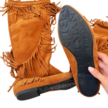 Load image into Gallery viewer, Suede Leather Fringe Boots
