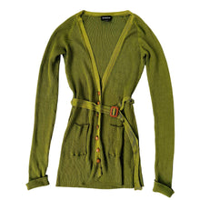 Load image into Gallery viewer, Bebe Silk Knit Belted Cardigan
