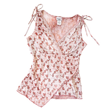 Load image into Gallery viewer, 90s Sheer Dusty Pink Floral Top
