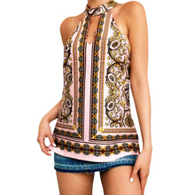 Load image into Gallery viewer, Baby Pink Patterned High Neck Top
