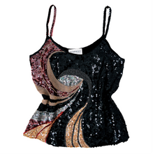 Load image into Gallery viewer, Vintage Beaded Silk Tank
