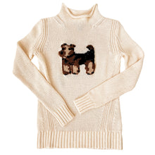 Load image into Gallery viewer, Hand Stitched Terrier Sweater
