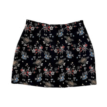 Load image into Gallery viewer, 90s Floral Satin Mini Skirt
