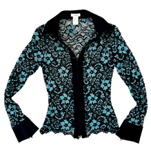 Load image into Gallery viewer, Lacy Caché Double Zip Blouse
