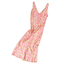 Load image into Gallery viewer, Vintage Silk Pastel Midi Dress
