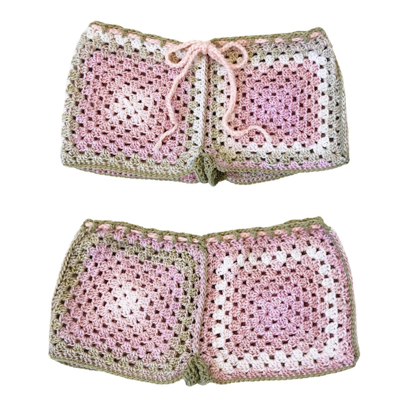 Fairy Floss Crochet Shorts