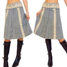 Load image into Gallery viewer, Wooly Lace Midi Skirt
