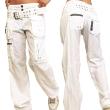 Load image into Gallery viewer, Pete &amp; Greta White Cargo Pants
