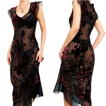 Load image into Gallery viewer, Katayone Adeli Sheer Floral Dress
