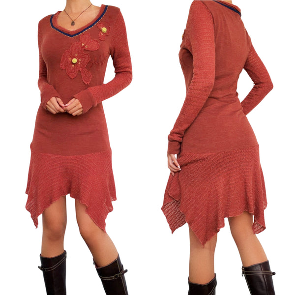 Burnt Orange Fall Fairy Dress