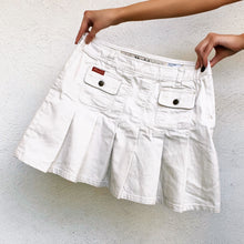 Load image into Gallery viewer, Early 2000s Pleated Khaki Mini Skirt
