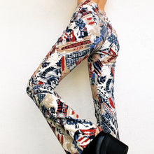 Load image into Gallery viewer, 90s Patriotic Flare Pants
