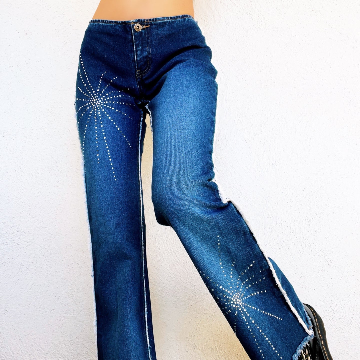 Zana Di Rhinestone Jeans
