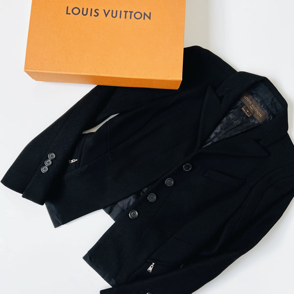 Black Louis Vuitton Riding Jacket