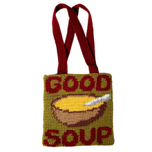 Load image into Gallery viewer, Good Soup Tote Bag by Carolannie Crochet
