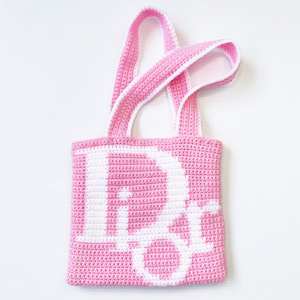 J'adore Tote Bag by Carolannie Crochet
