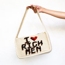 Load image into Gallery viewer, Rich Men Shoulder Bag by Carolannie Crochet
