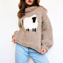 Load image into Gallery viewer, Cozy Sheep Sweater by Carolannie Crochet
