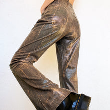 Load image into Gallery viewer, 90s Faux Snakeskin Pants
