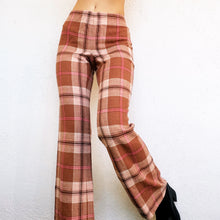 Load image into Gallery viewer, Rosy Pink Plaid Pants
