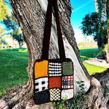 Load image into Gallery viewer, Patchwork Tote Bag by Carolannie Crochet
