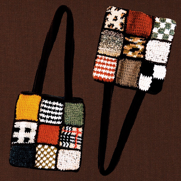 Patchwork Tote Bag by Carolannie Crochet