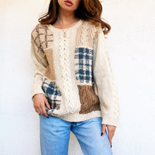 Load image into Gallery viewer, Vintage Patchwork Sweater
