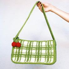 Load image into Gallery viewer, Cherries Jubilee Shoulder Bag by Carolannie Crochet
