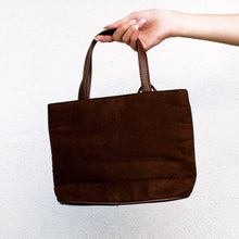 Load image into Gallery viewer, Brown Faux Suede Purse
