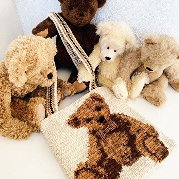 Crochet Pattern: The Teddy Bear Tote Bag